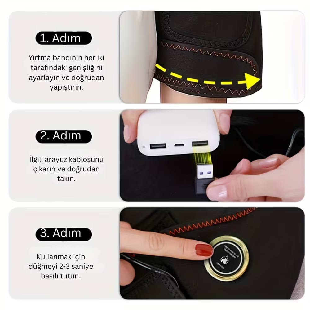 Kronik Omuz ve Boyun Ağrısı Giderici Isı Terapili Masaj Kemeri - Ayarlanabilir Konfor