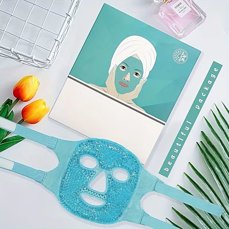 Reusable Soğuk/Sıcak Jel Yüz Maskesi - Tazelenmiş Bir Cilt ve Anında Rahatlama