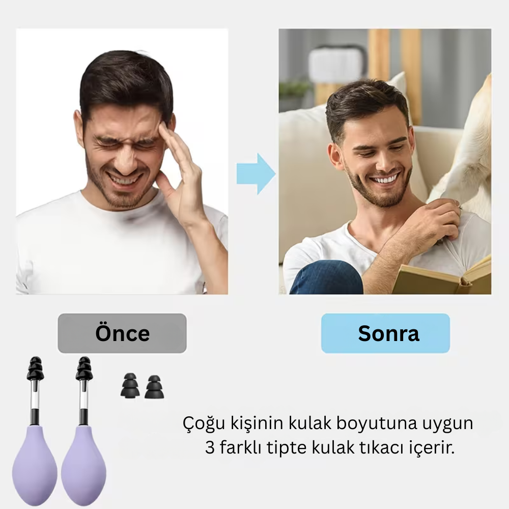 Migren ve Baş Ağrısı Rölyef Cihazı - Doğal Basınç Dengeleme Aparatı