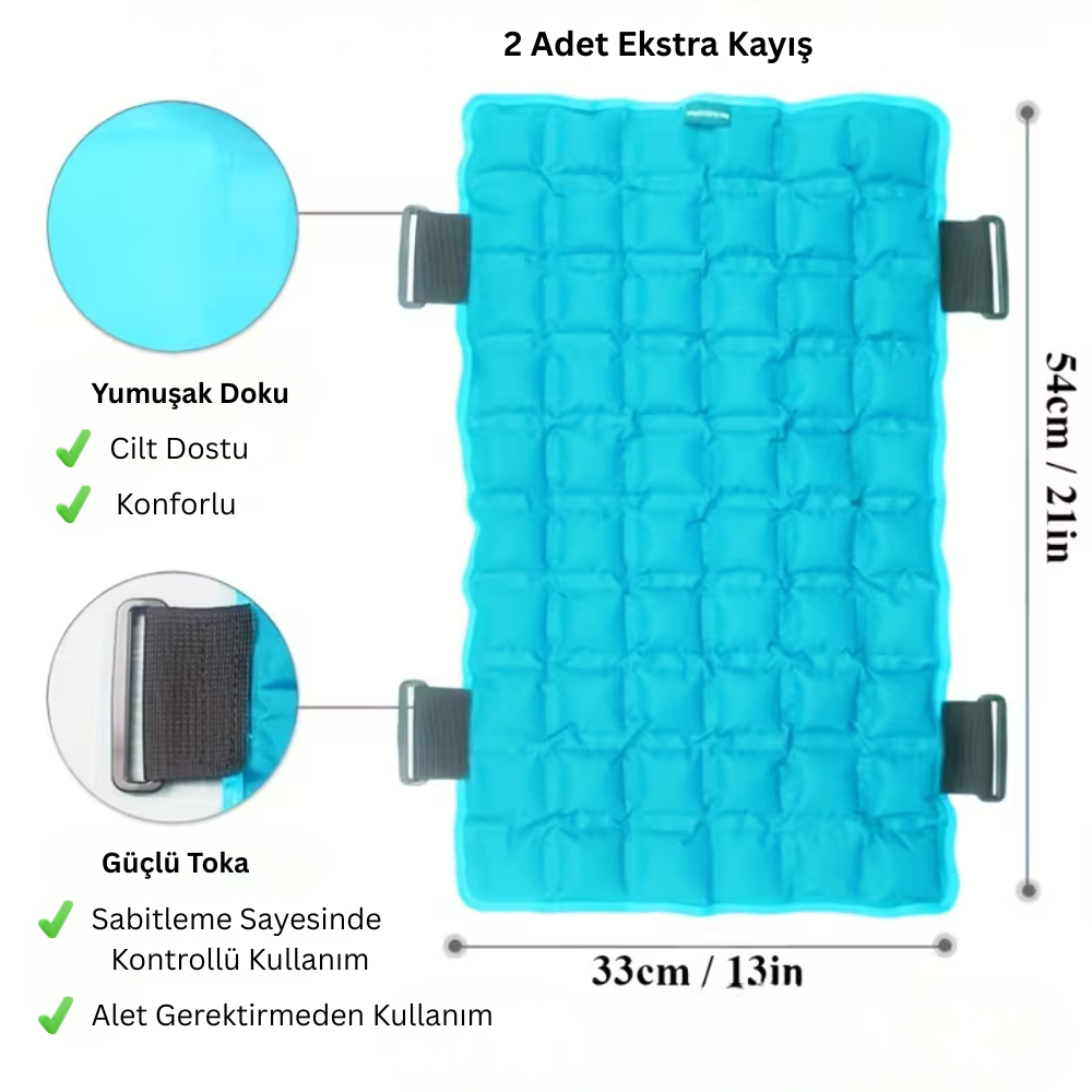 Sırt Jel Buz Paketi  Sıcak ve Soğuk Terapi Kuşağı