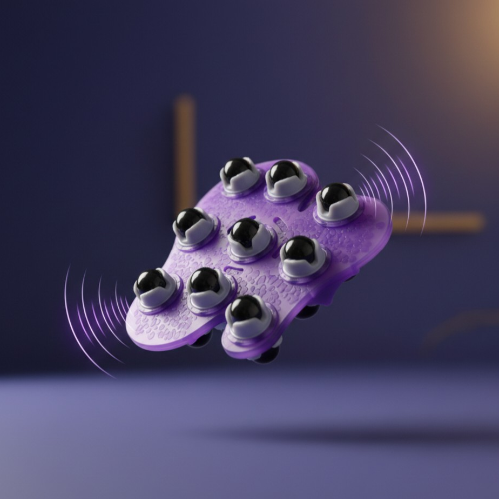 Stres Giderici ve Kan Dolaşımı Artırıcı Manyetik Masaj Eldiveni